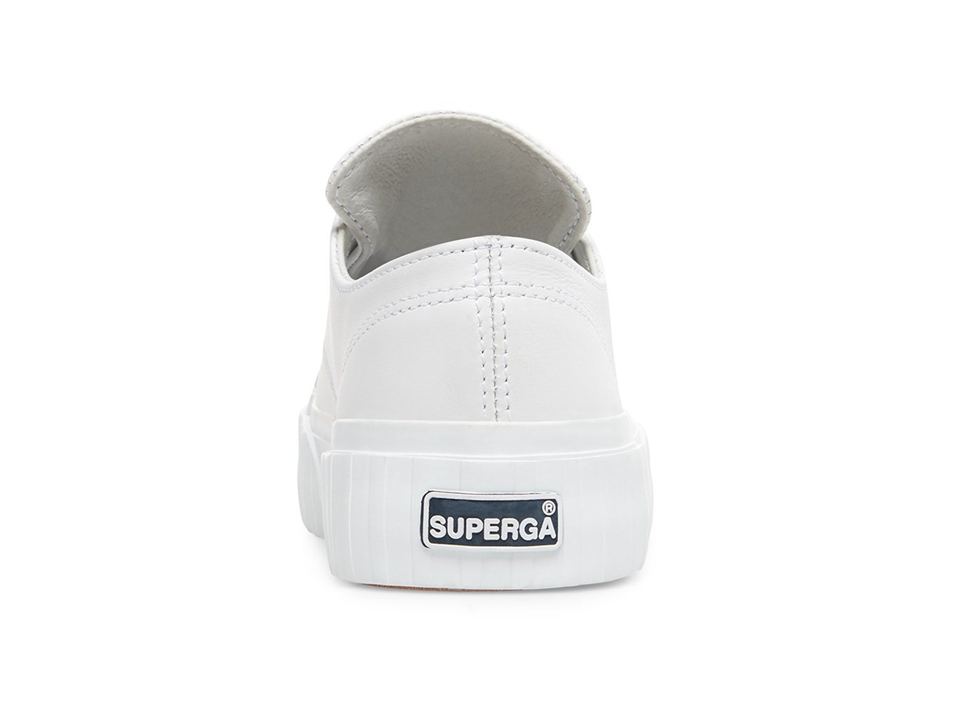 Zapatillas Superga Mujer Blancas - 2630 Cownappau Cuero - 437259ZQA